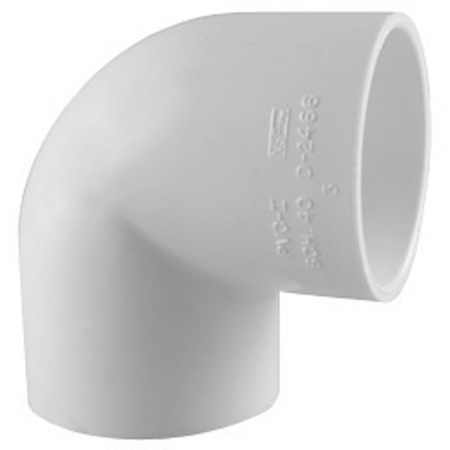CHARLOTTE PIPE AND FOUNDRY ELBOW 90 2"" SXS SCH40 PVC 02300 1600